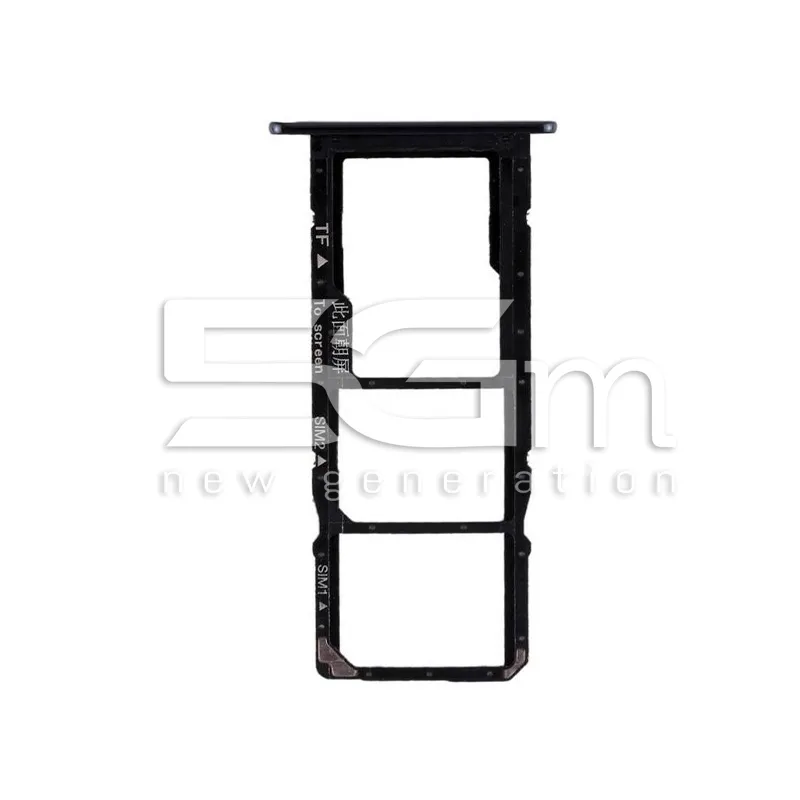 Supporto Sim Card + Micro SD Nero Huawei Y6 2018 | Store Online 5G-M