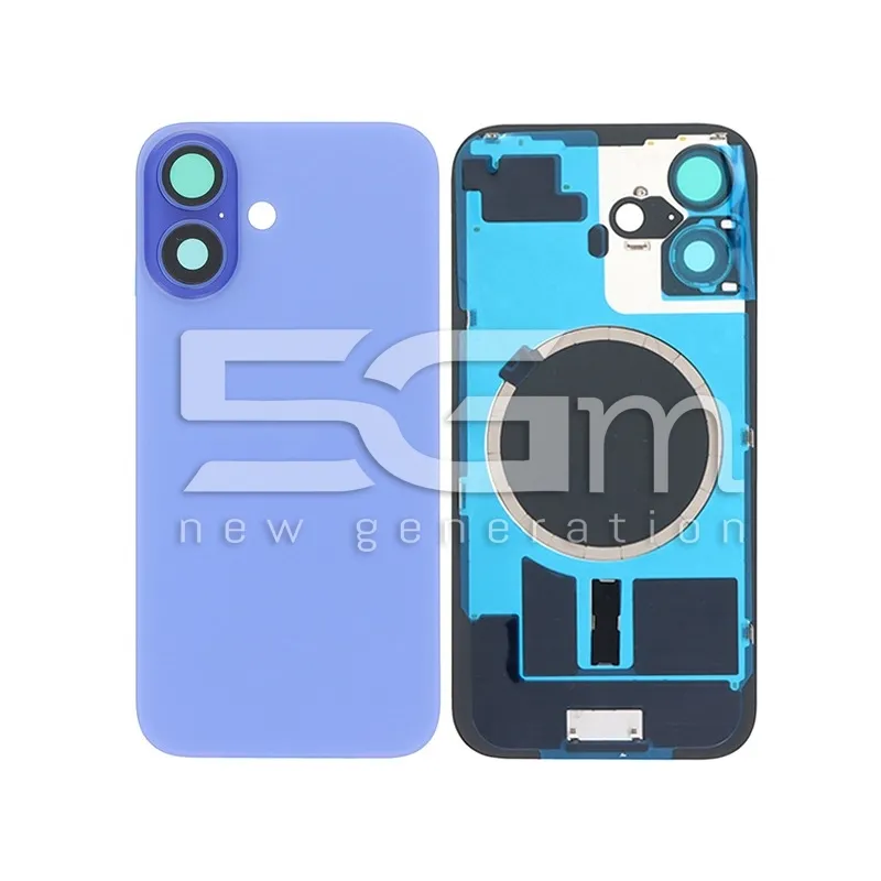 Retro Cover Ultramarine + Holder + Magnetism Ring iPhone 16 No Logo | Store Online 5G-M