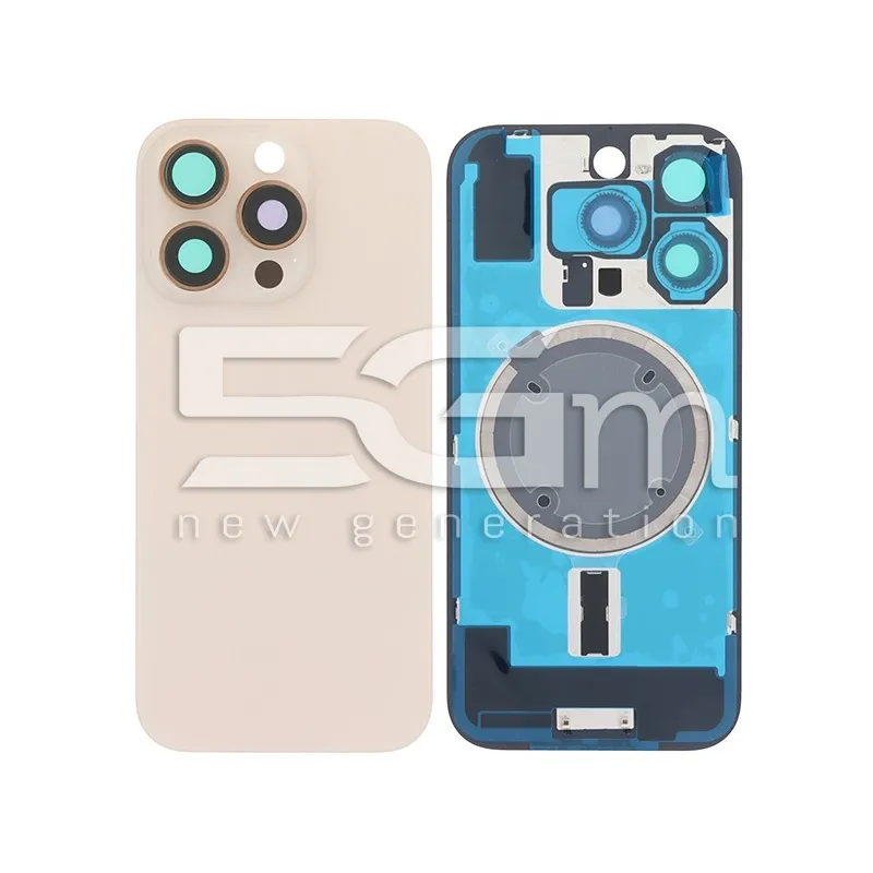 Retro Cover Desert Titanium + Holder + Magnetism Ring iPhone 16 Pro No Logo | Store Online 5G-M