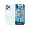 Rear Cover White Titanium + Holder + Magnetism Ring iPhone 16 Pro No Logo