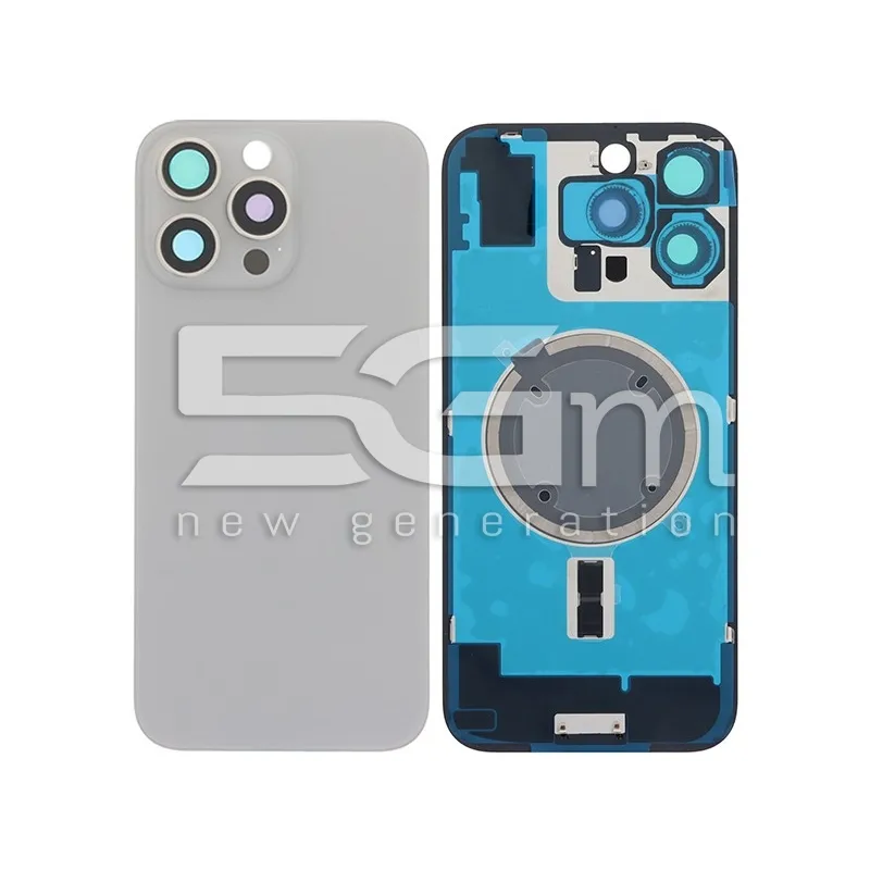 Capac Spate Titan + Suport Inel Magnetic iPhone 16 Pro Max Fără Logo
