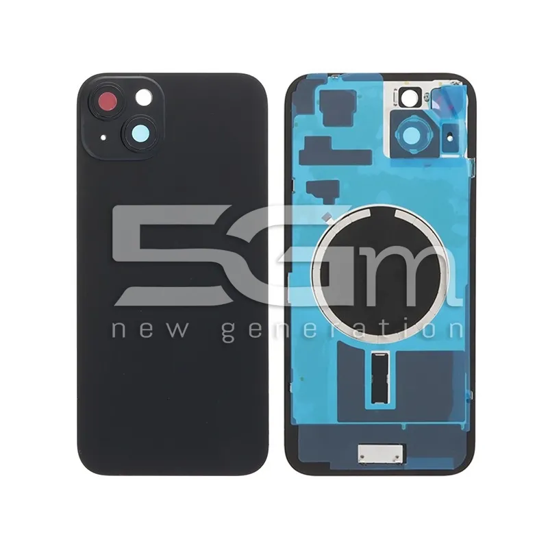 Rear Cover Black + Holder + Magnetism Ring iPhone 15 Plus No Logo | 5G-M Online Store
