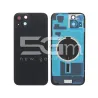Hátlap Burkolat Fekete + Tartó + Mágnesgyűrű iPhone 15 Plus Logó Nélkül | 5G-M