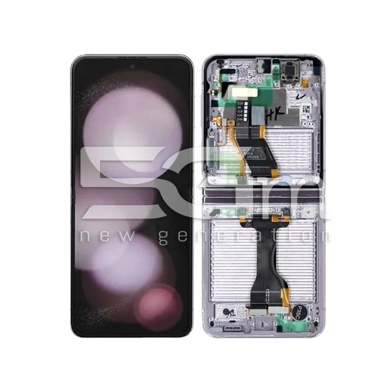 Écran Tactile + Châssis Lavande Samsung SM-F731 Flip 5 Ori | 5G-M