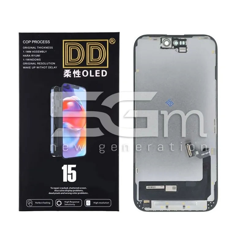 Display LCD SOFT OLED DD iPhone 15 (IC Înlocuibil) | Magazin Online 5G-M