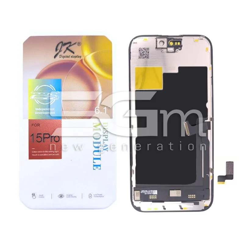 iPhone 15 Pro Kijelző INCELL JK | Cserélhető IC | Prémium Minőség | 5G-M
