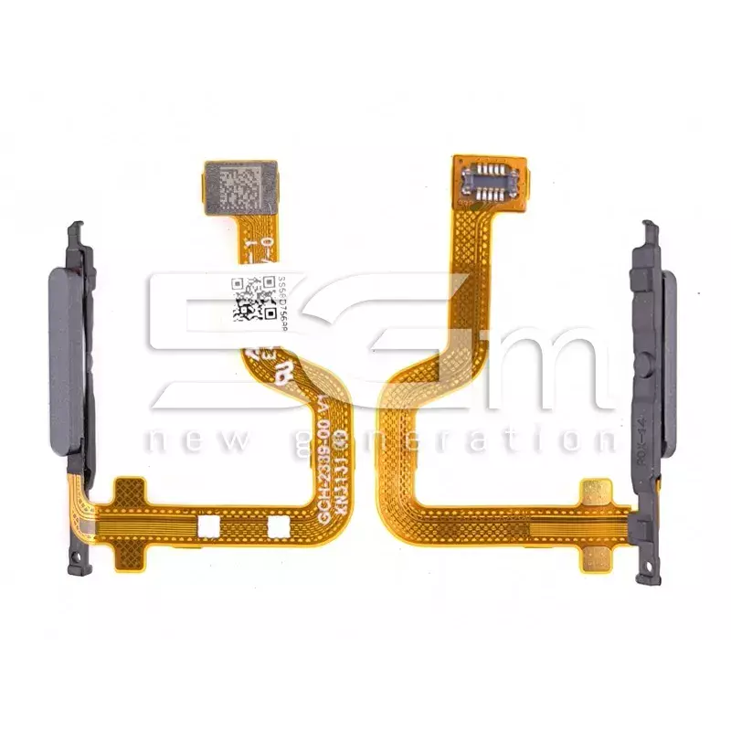 Fingerprint Flex Cable Matte Charcoal Moto G23