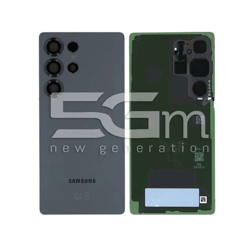 Cache Arrière Titanium Black Samsung SM-S938 S25 Ultra Ori | 5G-M