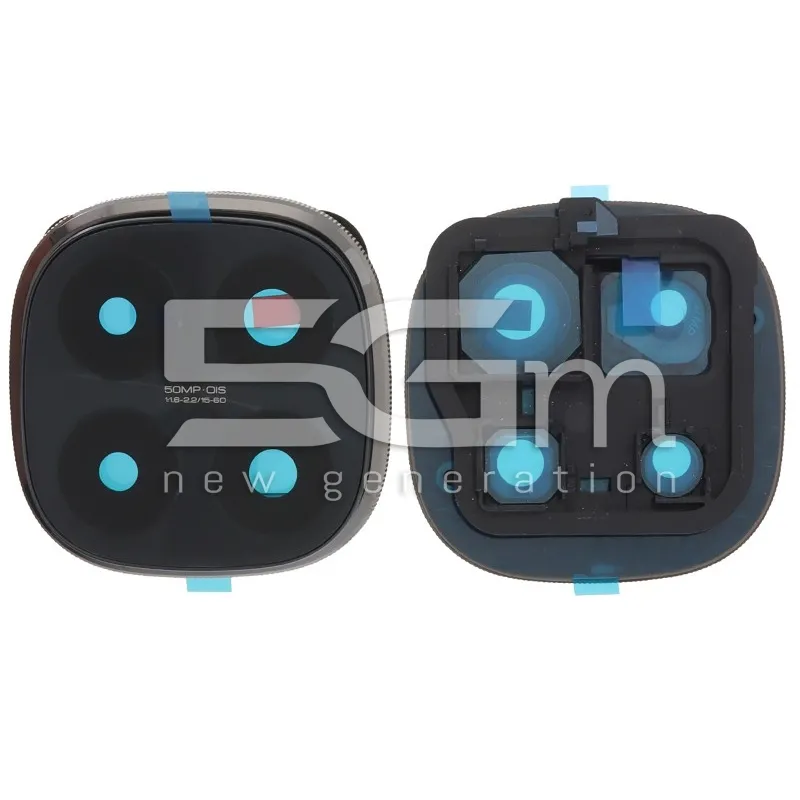 Vetrino + Frame Nero Camera Posteriore Xiaomi Redmi Note 14 Pro+ 5G | Store Online 5G-M