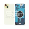 Capac Spate Galben + Suport + Inel Magnetic iPhone 15 Plus Fără Logo | 5G-M
