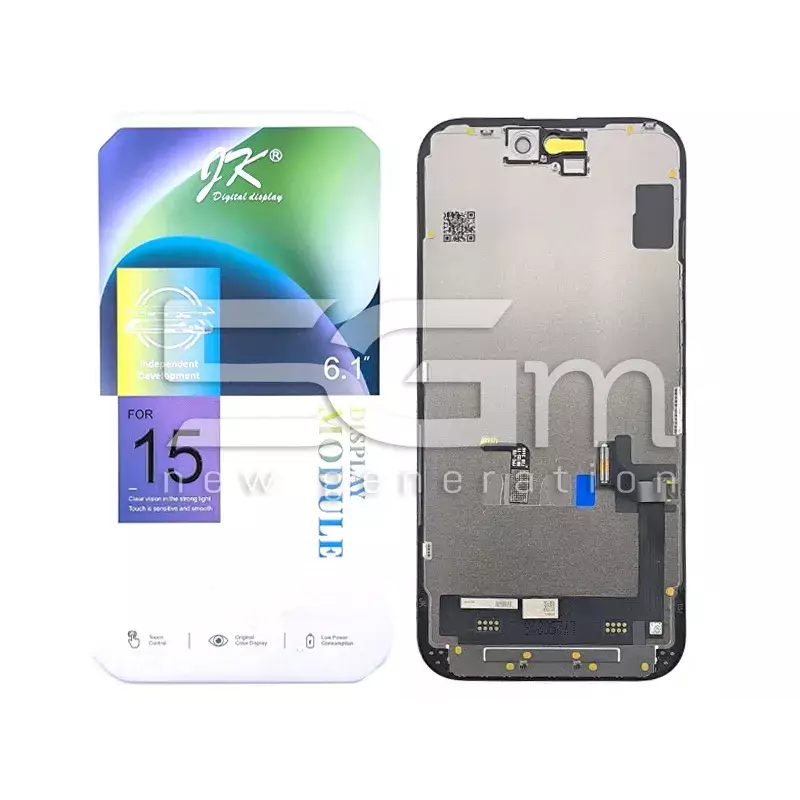 LCD iPhone 15 JK (IC Sostituibile)