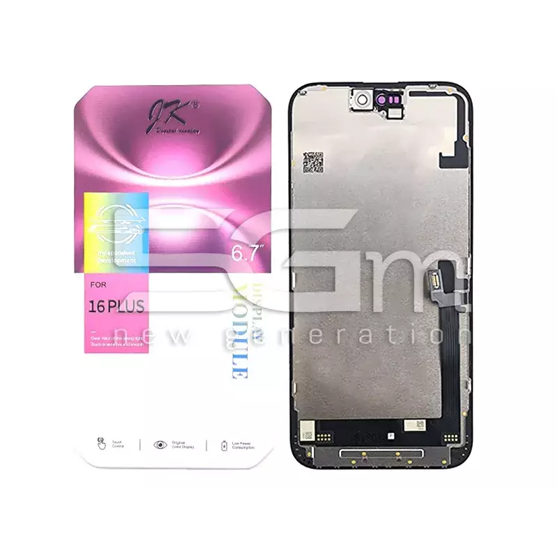 LCD iPhone 16 Plus JK (IC Non Sostituibile)