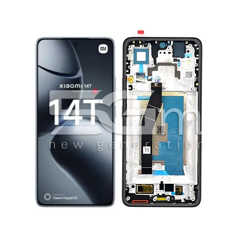 Display Touch + Frame Titan Black Xiaomi 14T (Pulled) | Store Online 5G-M