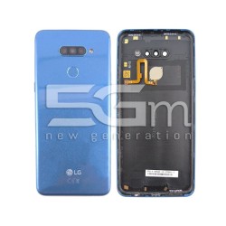 Rear Cover Blue + Fingerprint LG K50S (PULLED)