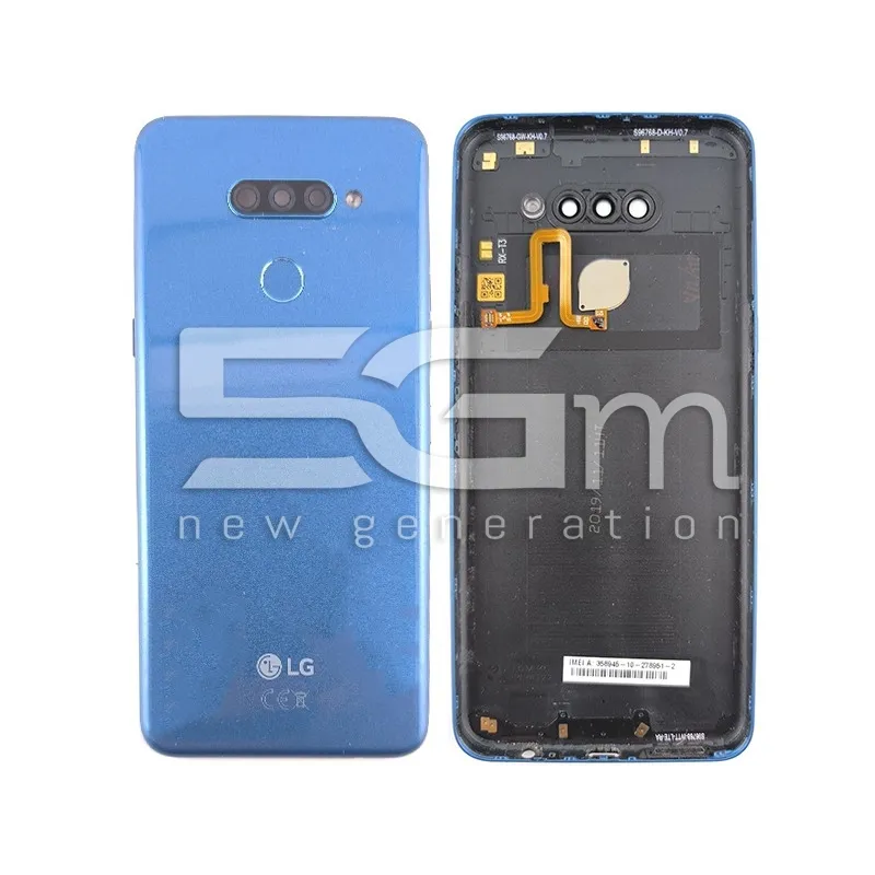 Rear Cover Blue + Fingerprint LG K50S (PULLED)