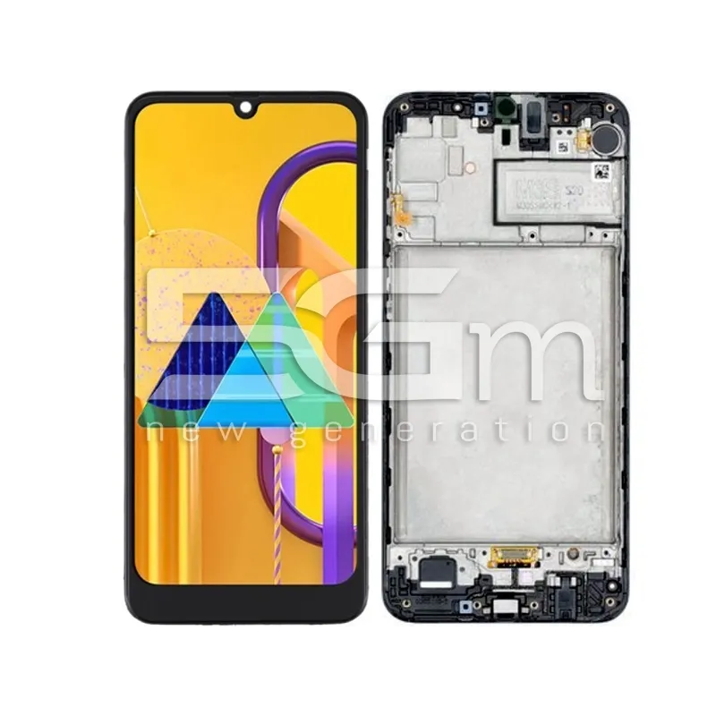 Display Touch + Frame Nero Samsung SM-M215 M21 - M30s Ori | Store Online 5G-M