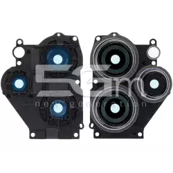 Rear Camera Lens + Frame Black Xiaomi Redmi 12 4G (Pulled)