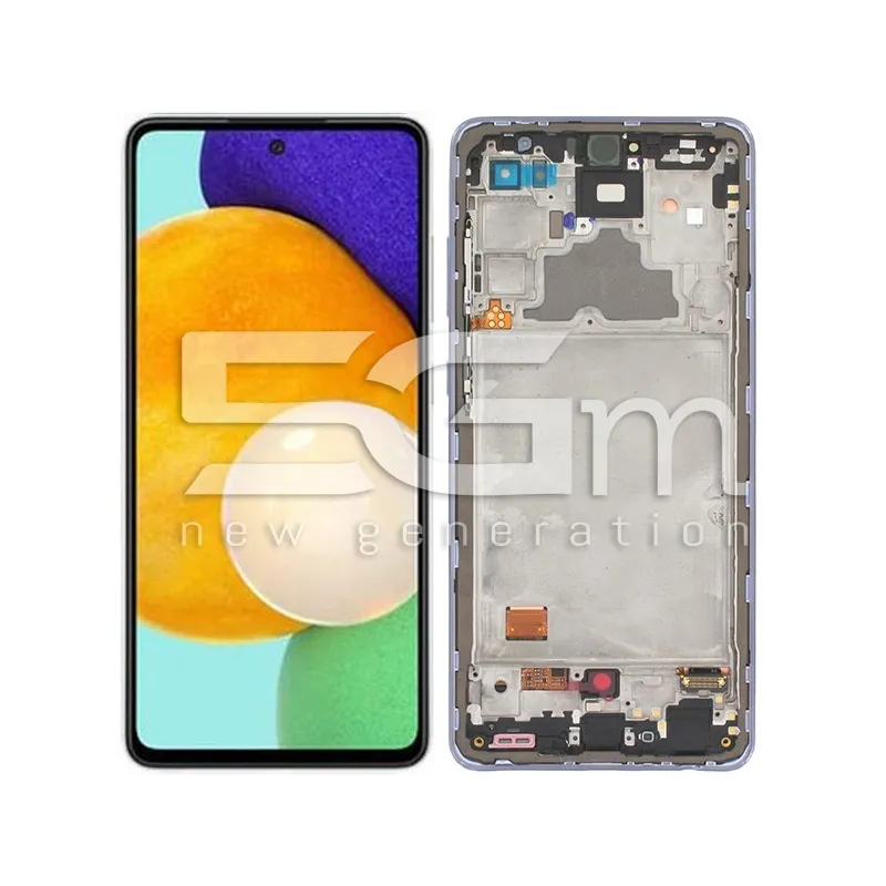 Display Touch + Frame White Samsung SM-A725 - A726 A72 Ori | Store Online 5G-M