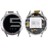 LCD + Frame Silver + Battery + Full Parts Samsung SM-R895 46mm (PULLED)