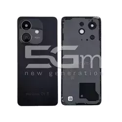 Retro Cover + Vetrino Camera Sparkle Black OPPO A40 (Pulled)