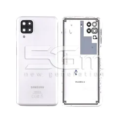 Achterklep + Cameraglas Wit Samsung SM-A127 A12 (Pulled) | 5G-M