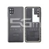 Retro Cover + Vetrino Camera Nero Samsung SM-A127 A12 (Pulled)