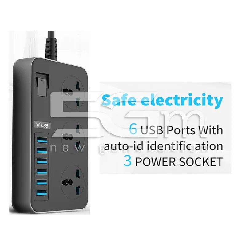 T09 3000W + 3 Universal Sockets + 6 USB 3.1 Ports EU