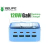 RELIFE RL-Q2 Caricatore GaN 120W 8 Porte PD e QC3.0 | 5G-M