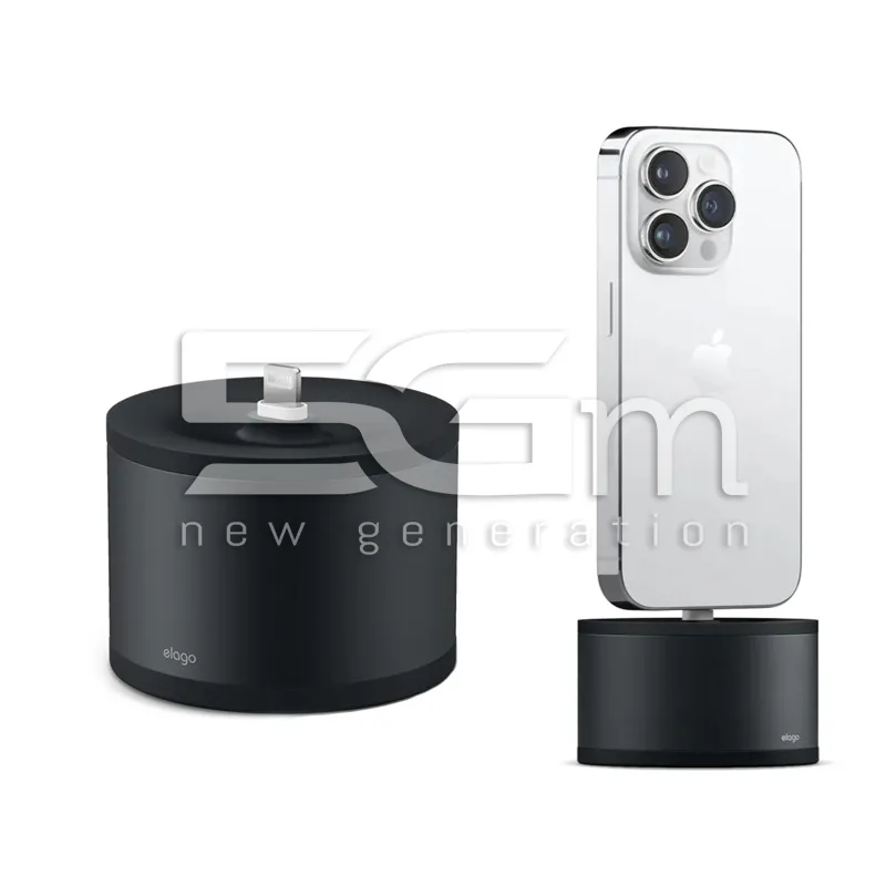ELAGO Stazione di Ricarica Lightning Alumnium Black | Store Online 5G-M