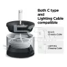 ELAGO Lightning Charging Station Aluminum Black