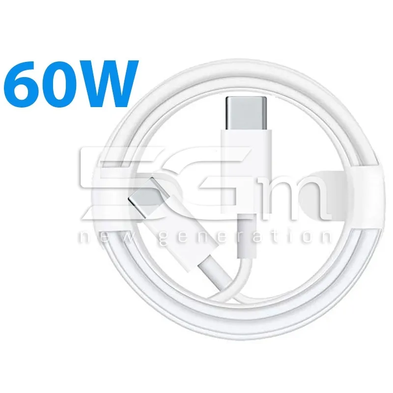 USB-C auf USB-C Kabel 1M 60W Power Delivery | Schnellladung | 5G-M