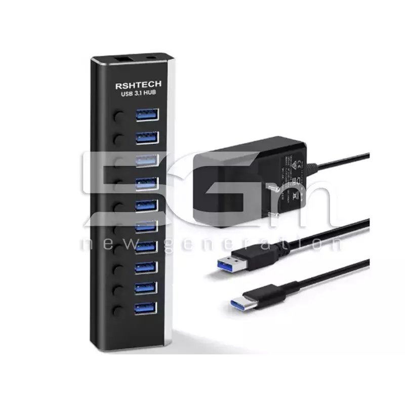 Hub 13-IN-1 USB 3.2 10Gbps