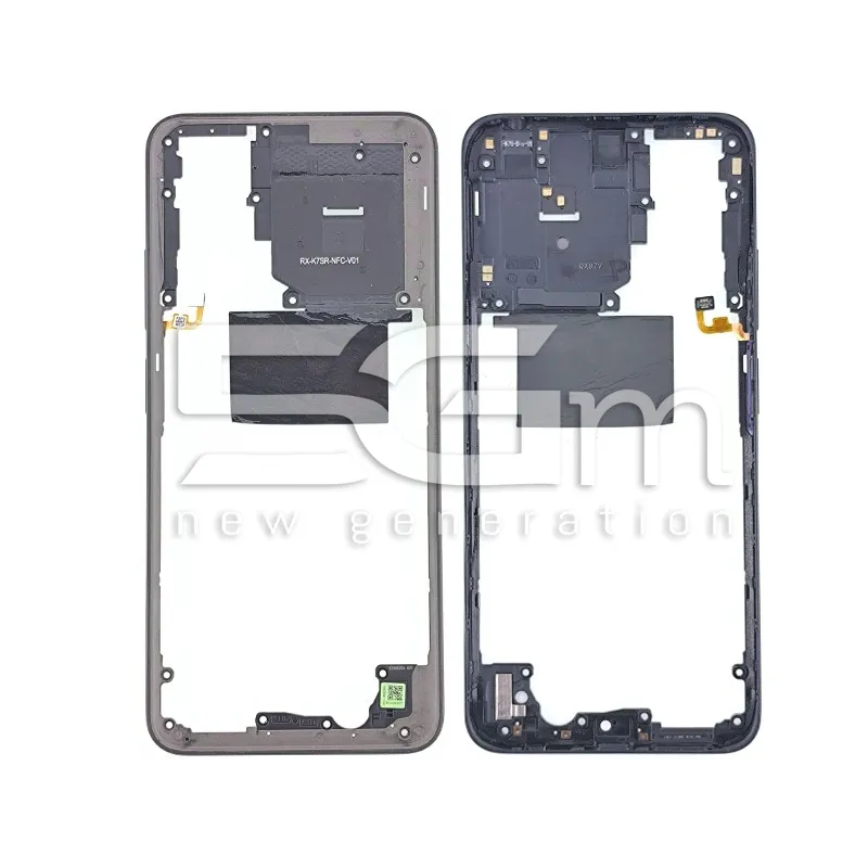 Middle Frame + NFC + Fingerprint Graphite Grey Xiaomi Redmi Note 12s (PULLED) | Store Online 5G-M