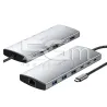 HUB 11 az 1-ben Type C - USB - RJ45 | 5G-M Online Áruház