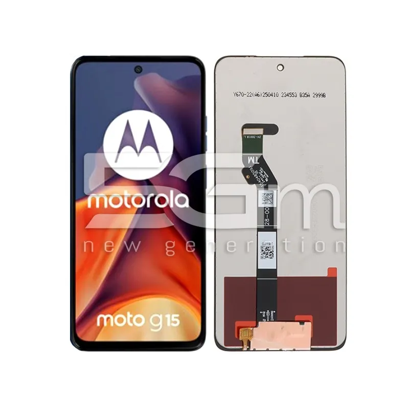 Érintőképernyős Kijelző Fekete Moto G15 Power (IPS) | 5G-M Webáruház