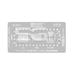 AMOE M-IP11 0.12MM Трафарет iPhone 11 - 11P - 11PM | 5G-M.com