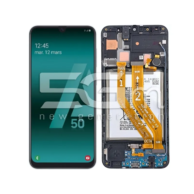 LCD + Batteria + Frame Samsung SM-A505 A50 (PULLED) | Store Online 5G-M