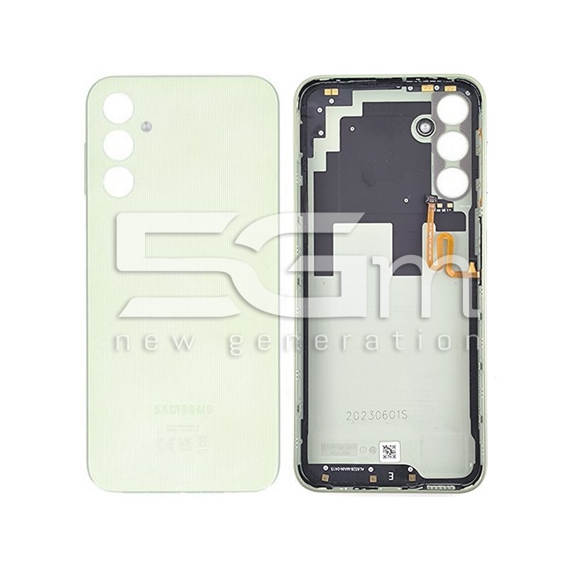 Rear Cover Light Green + Fingerprint Samsung SM-A145 A14 (PULLED)