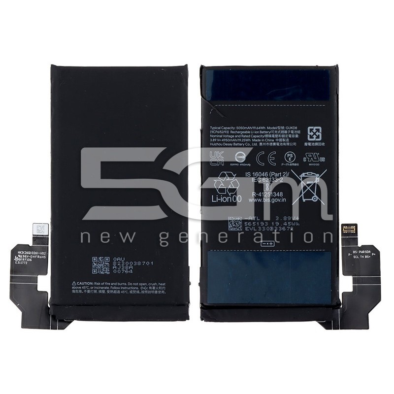 Battery GUKD8 5050mAh Google Pixel 8 Pro NO LOGO