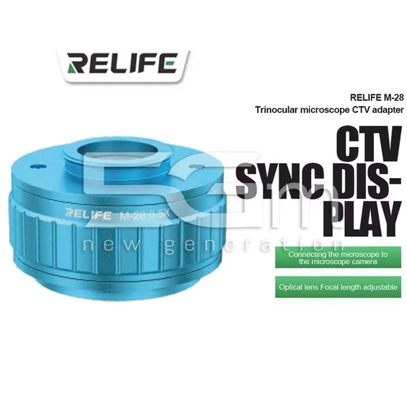 Adaptador CTV 0.5X RELIFE M-28 Turquesa | 5G-M