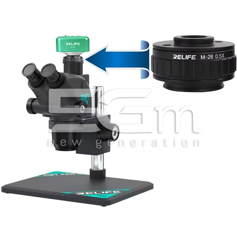 RELIFE M-28 CTV Adapter 0.5X für Mikroskop | 5G-M