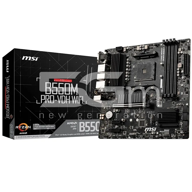 MSI Motherboard B550M PRO-VDH