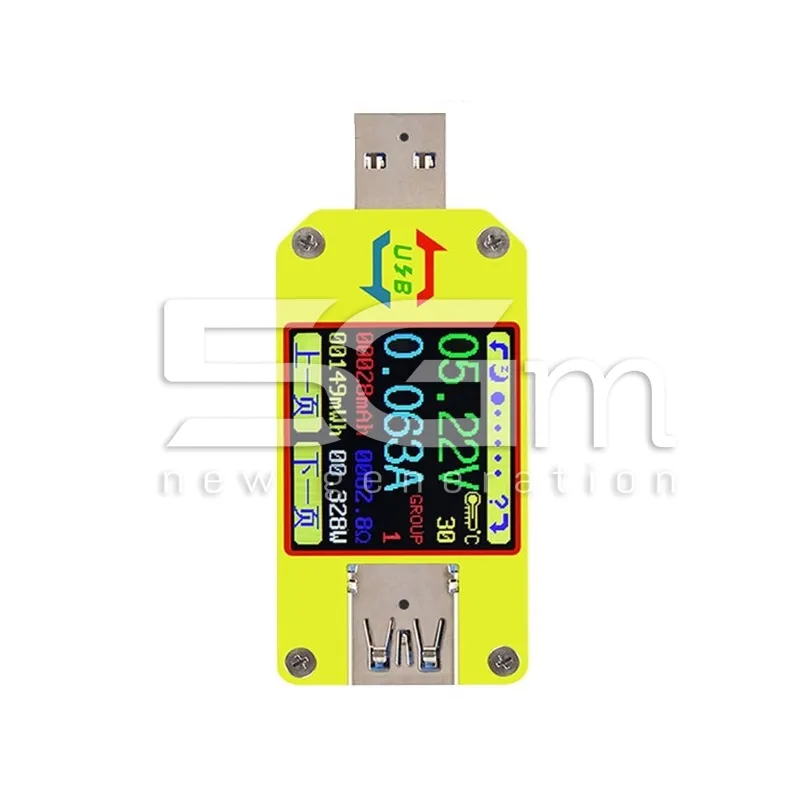 UM34C USB 3.0 Type-C Spannungs- & Stromtester Bluetooth | 5G-M