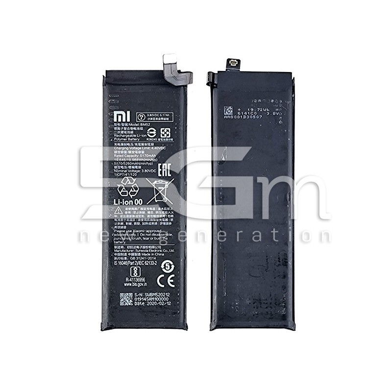 Battery BM52 5260mAh Xiaomi Mi Note 10 (PULLED)