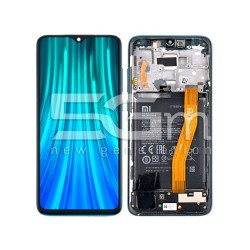 LCD + Battery + Frame Forest Green Xiaomi Redmi Note 8 Pro (PULLED)
