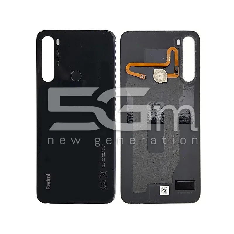Cache Arrière Noir + Empreinte Xiaomi Redmi Note 8 2021 (PULLED) | 5G-M