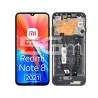 LCD + Battery + Frame Black Xiaomi Redmi Note 8 2021 (PULLED)