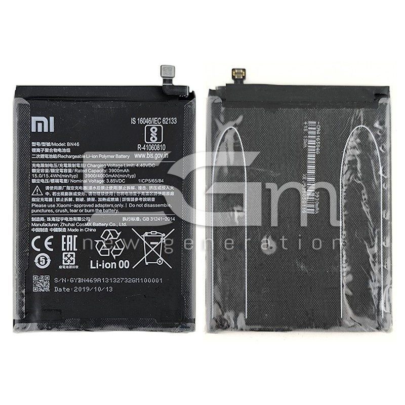 Batteria BN46 3900 mAh Xiaomi Redmi Note 8 - 8T (PULLED)
