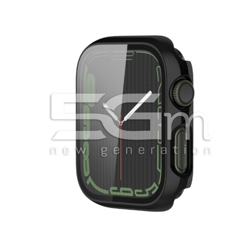 Case Black With Tempered Glass Apple Watch 7 - 8 - 9 (41mm)
