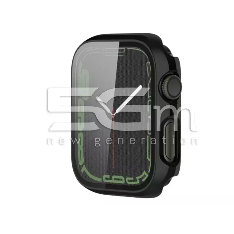 Case Black With Tempered Glass Apple Watch 7 - 8 - 9 (41mm)
